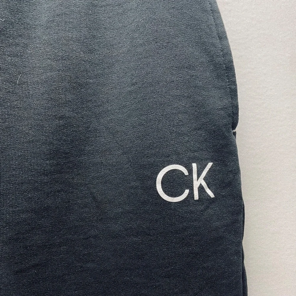 Calvin Klein Fleece Shorts Adult Small Black + CK Logo Cut Off Lounge Sleep Wear